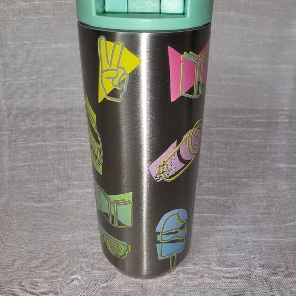 Starbucks 2022 Back To School Emoji 12oz Stainless Steel Tumbler (NEW) - Picture 3 of 5
